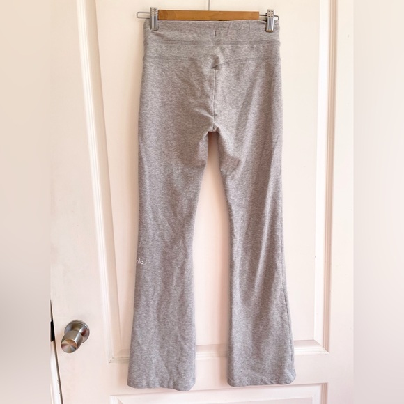 Alo Yoga Sway Bootcut Sweatpants Light Heather Gray XS Set - Picture 3 of 6
